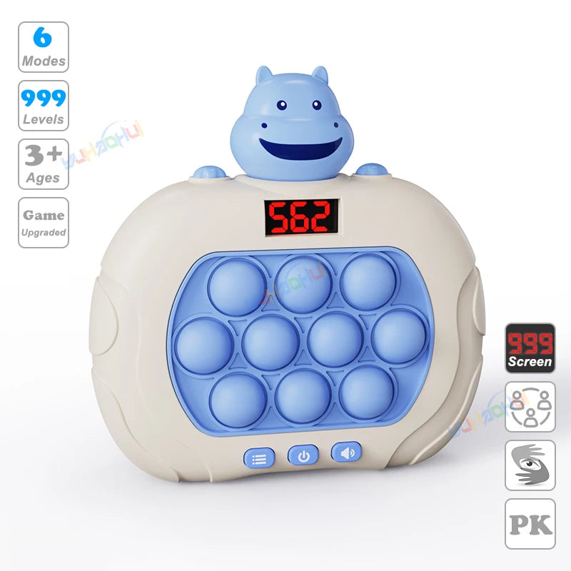 999-Level Pop Push Game Console for Kids & Adults - Toki Toy Box