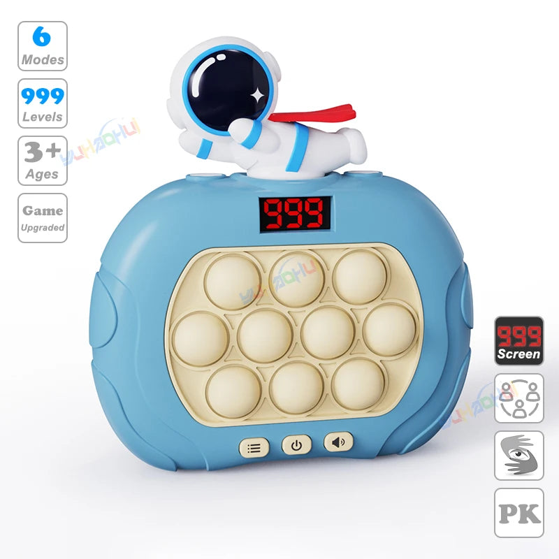 999-Level Pop Push Game Console for Kids & Adults - Toki Toy Box