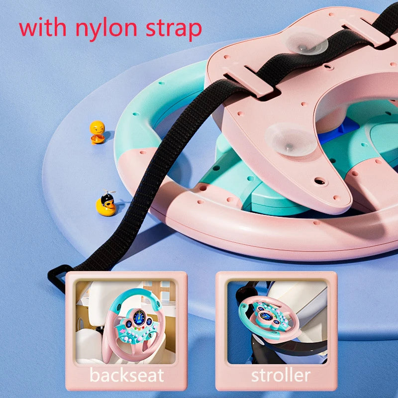 Toddler Steering Wheel Toy – Travel Fun for Kids - Toki Toy Box