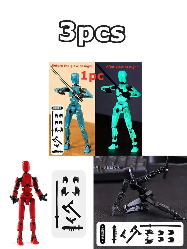 Titan Action Figure Set – Fully Posable Robot Toy