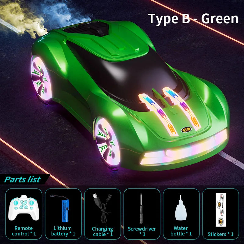 RC Stunt Racing Car with Lights & Mist Effects - Toki Toy Box