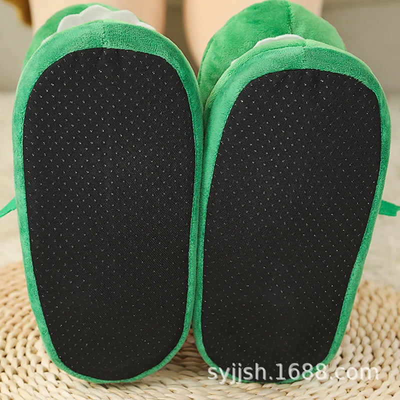 Crocodile Slippers – Funny Moving Mouth Cozy Home Shoes