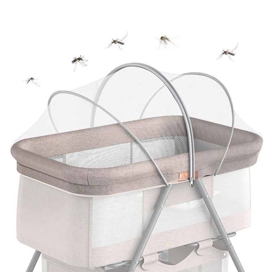 Portable Baby Crib Mosquito Net – Foldable 360° Protection