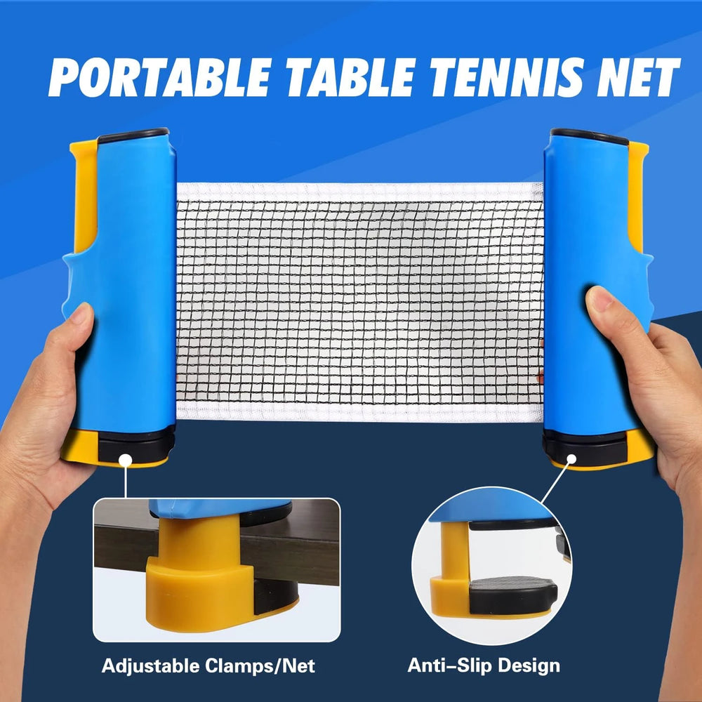 Portable Retractable Ping Pong Net for Any Table