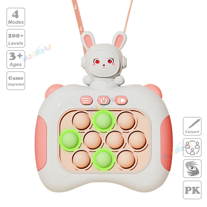 999-Level Pop Push Game Console for Kids & Adults - Toki Toy Box