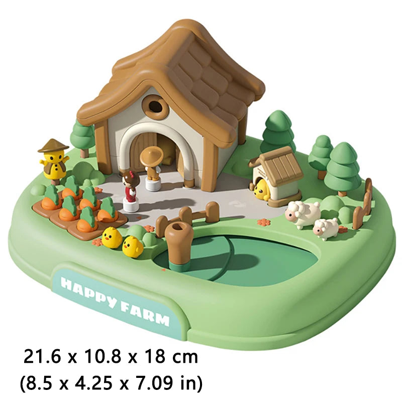 Magnetic Dollhouse Playset – Creative Princess Toy for Kids - Toki Toy Box