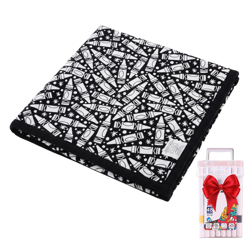 Color Your Own Blanket – Creative Fuzzy Art Kit – Lifestyle | Toki Toy Box