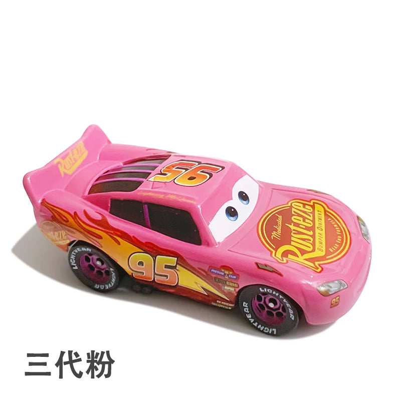Cartoon Race Car Die-Cast Toy – Pull Back Fun