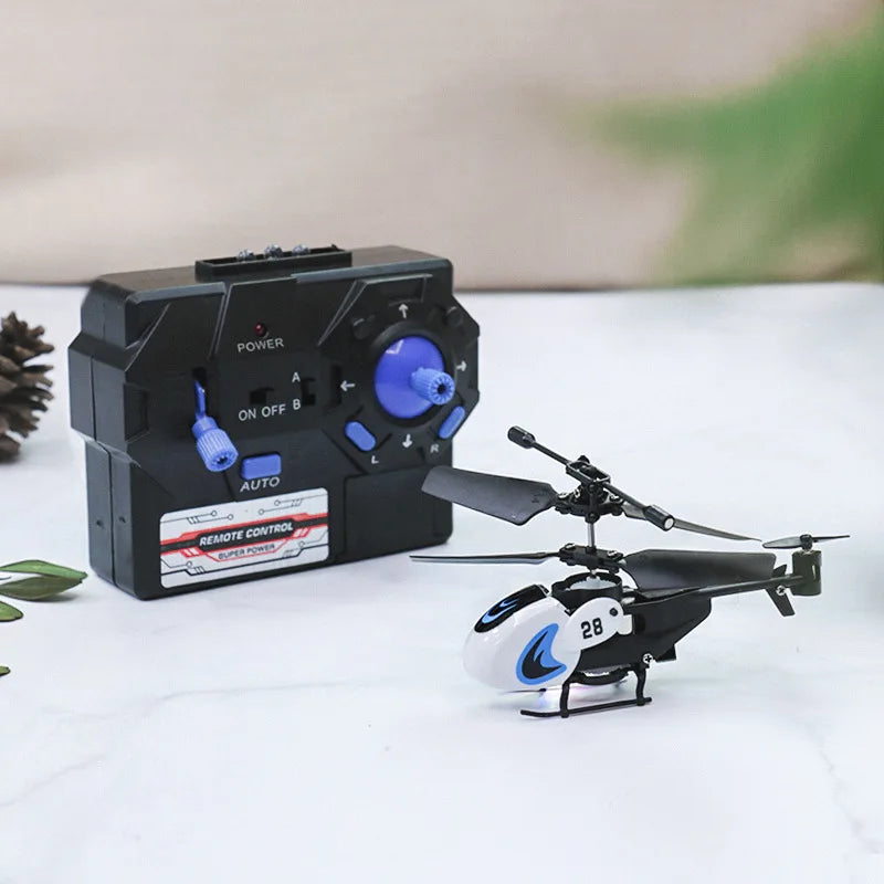 Mini RC Helicopter – Crash-Resistant Flying Toy