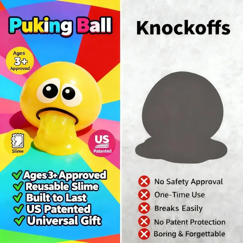 Funny Slime Squeeze Ball Stress Relief Toy