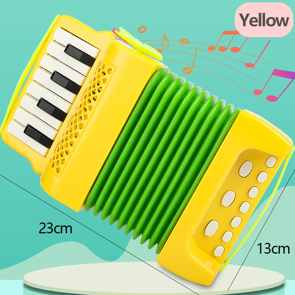 Kids Mini Accordion – Fun Beginner Music Toy – In Use | Toki Toy Box