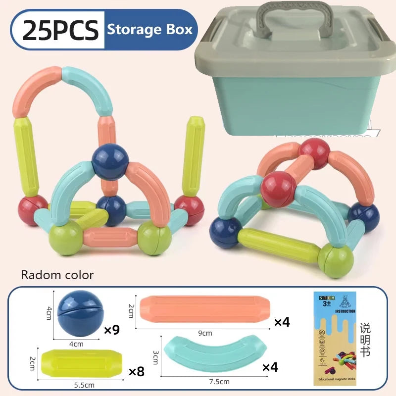 Magnetic Sticks – 100pc Set | Toki Toy Box