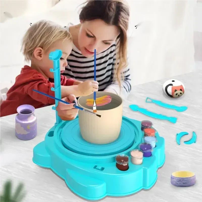 Electric Pottery Wheel Kit with Foot Pedal for Beginner