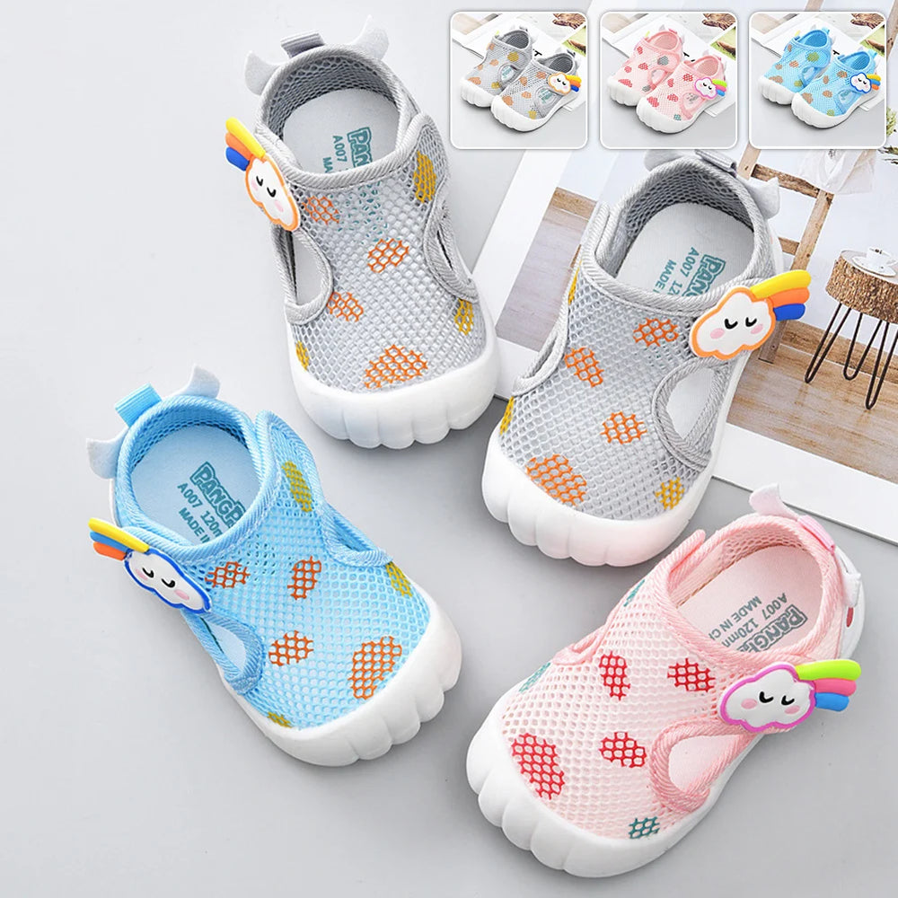 Breathable Baby Walking Shoes – Soft Non-Slip Comfort