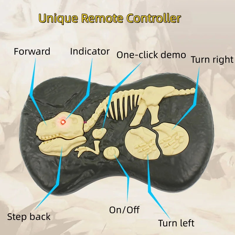 RC Walking Velociraptor – Dinosaur with Sound Effects