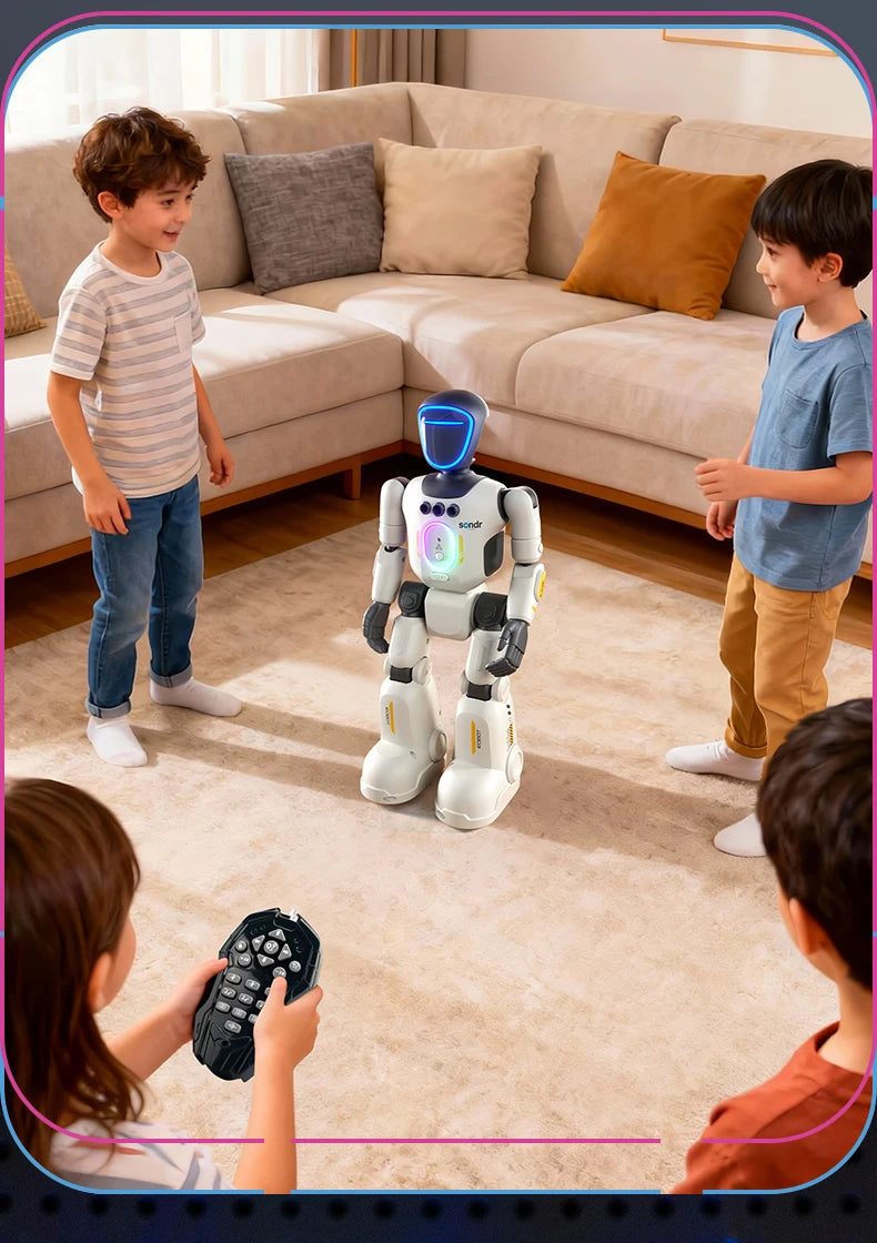 RC Robot Intelligent Robot for Children Remote Controlled Robots Smart Intelligent Dancing RC Robot Toy Gift for Kid R40
