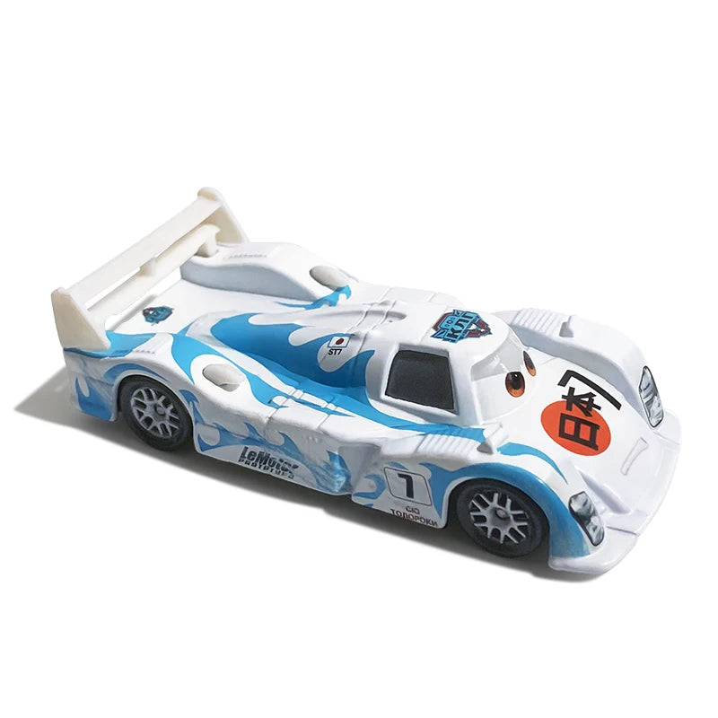 Cartoon Race Car Die-Cast Toy – Pull Back Fun