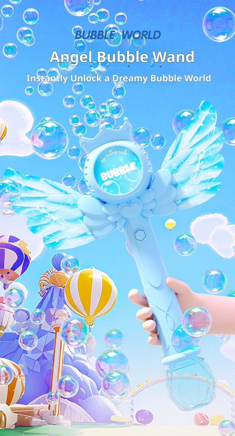 Light-Up Bubble Blaster Wand for Outdoor Fun - Toki Toy Box