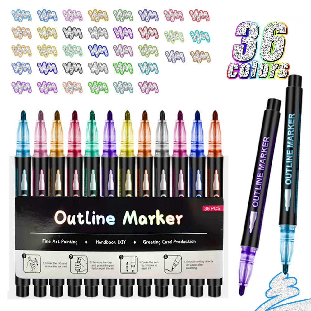 Shimmer Markers – DIY Craft Project | Toki Toy Box
