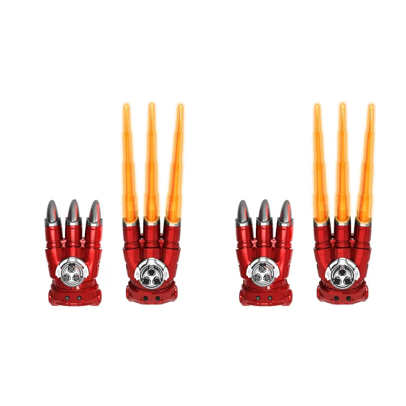 Light-Up Retractable Claw Gloves for Kids