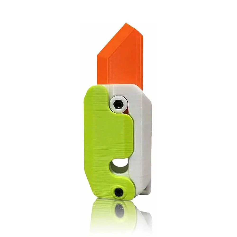 Carrot Fidget Toy – Gravity Flip Stress Relief Gadget – Detail | Toki Toy Box