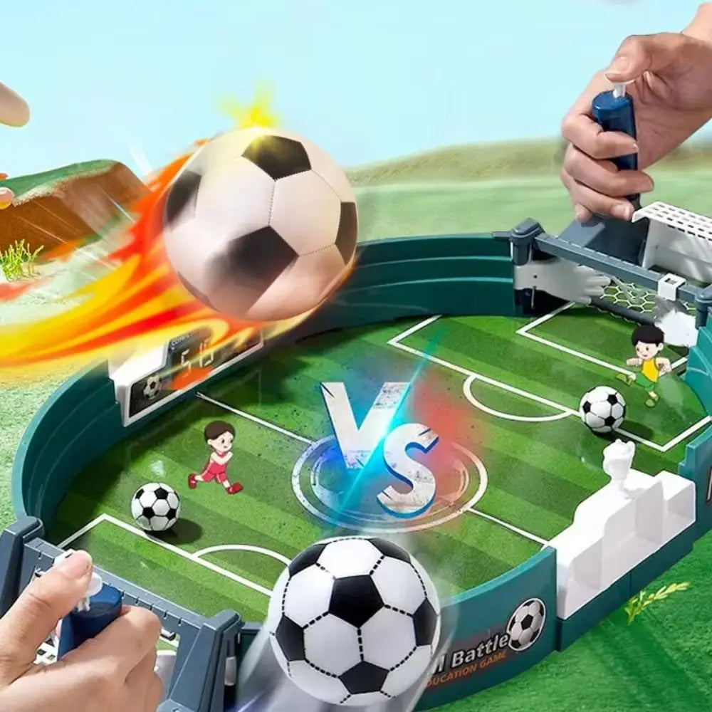 Fast Flick Table Soccer Game – Skill Battle Fun | Toki Toy Box – In Use | Toki Toy Box