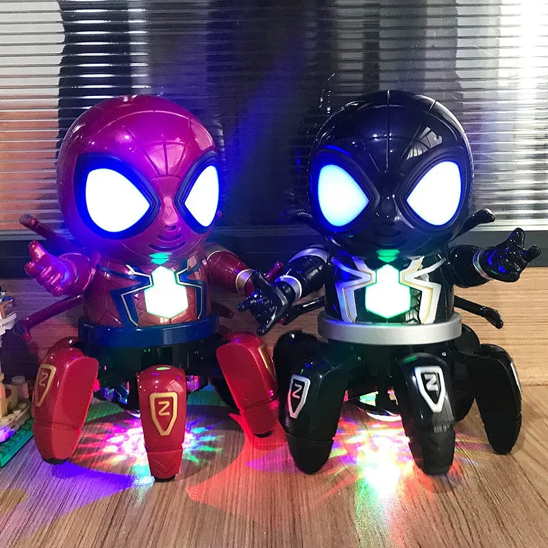 Dancing Wall-Crawler Robot Toy with Lights & Music - Toki Toy Box