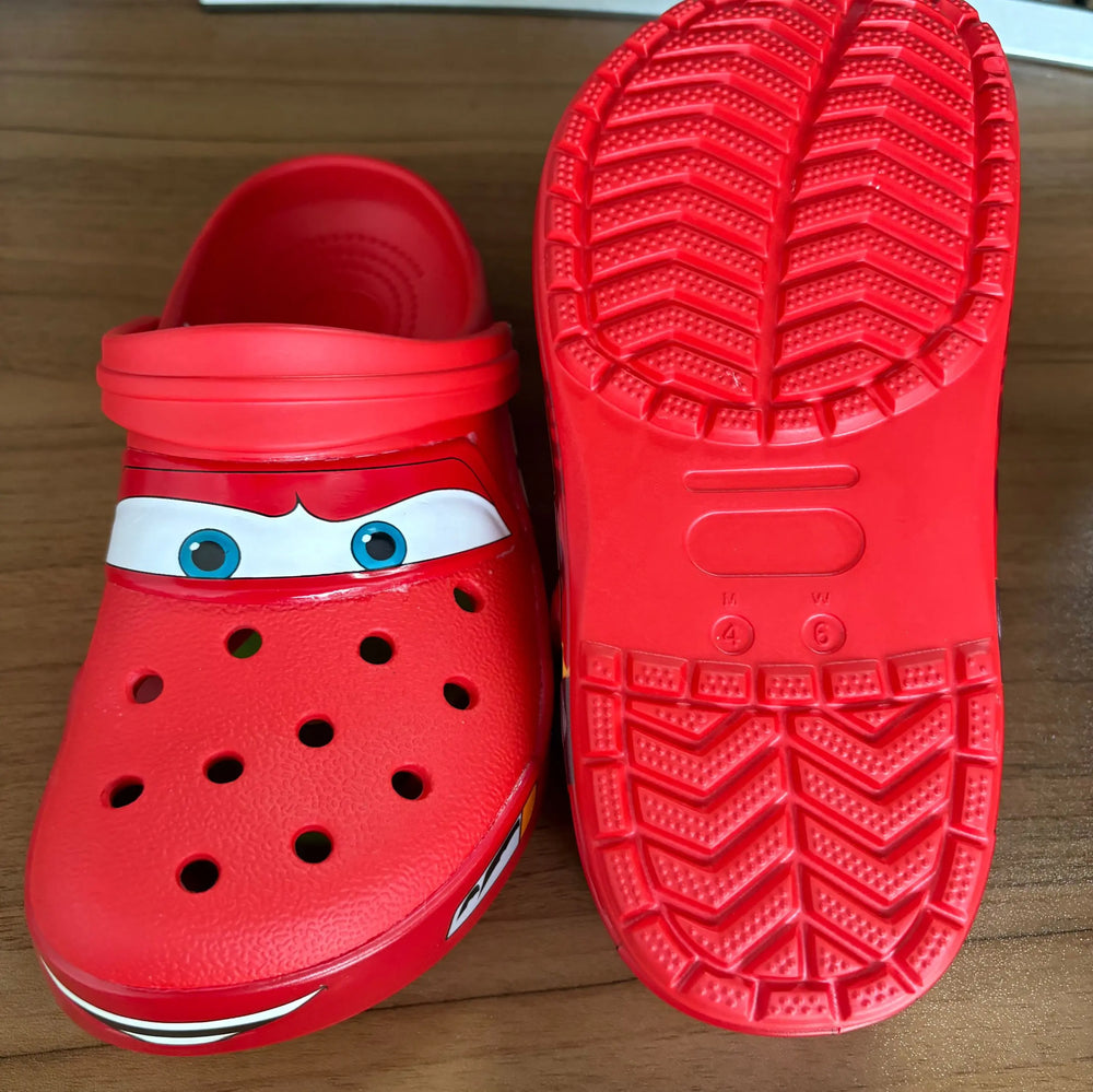 Light-Up Racing Car Clogs – Comfortable Kids Sandals - Toki Toy Box