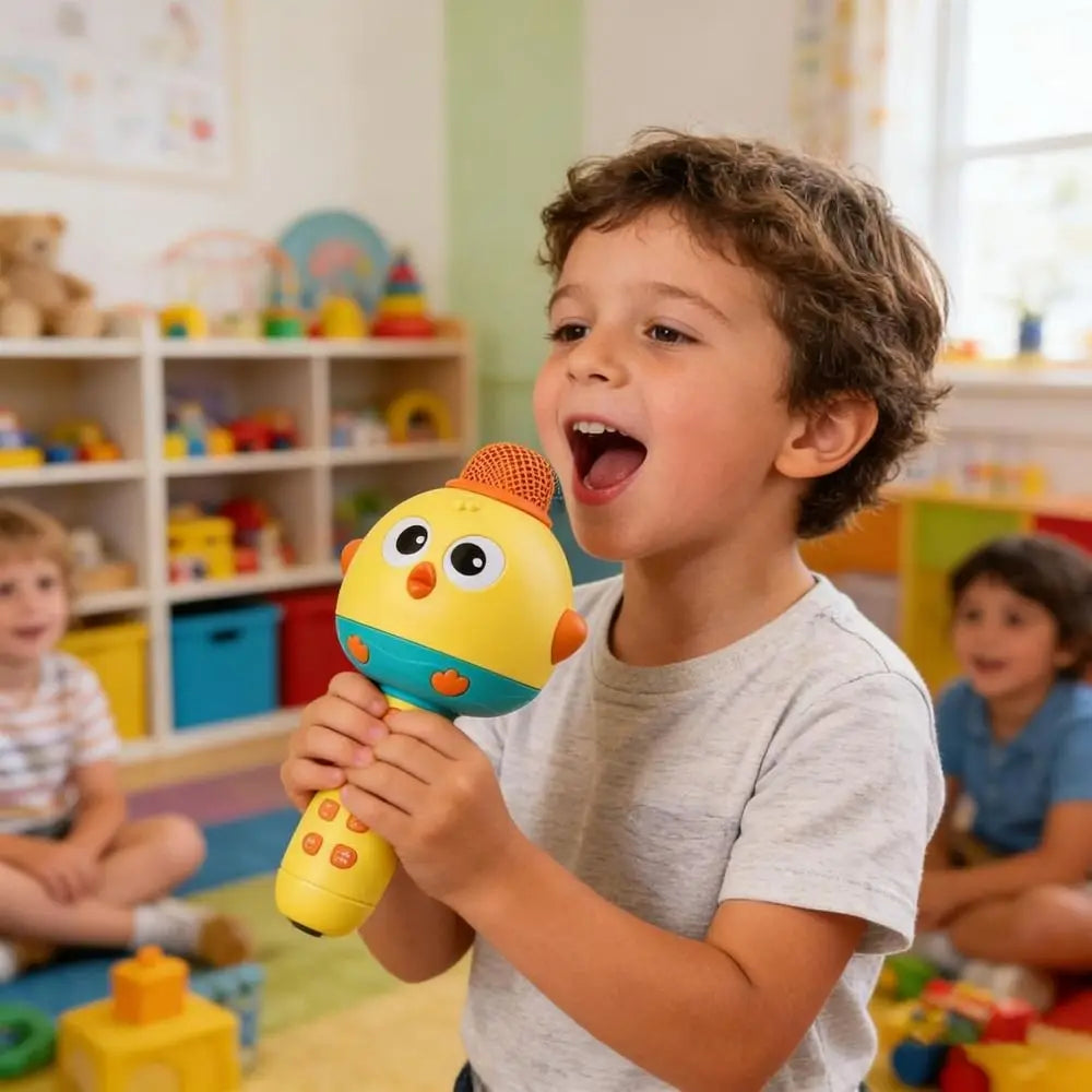 Kids Bluetooth Karaoke Mic Wireless Speaker | Toki Toy Box