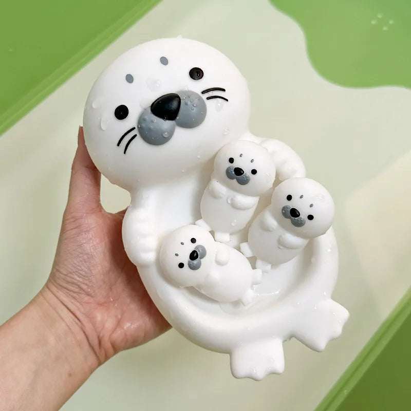 Baby Bath Animal Toys – Spray & Squeeze Set