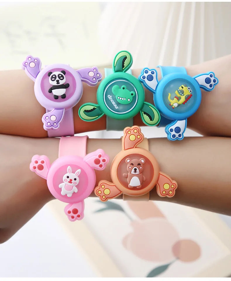 LED Spinning Wristband Toy for Kids Party Fun