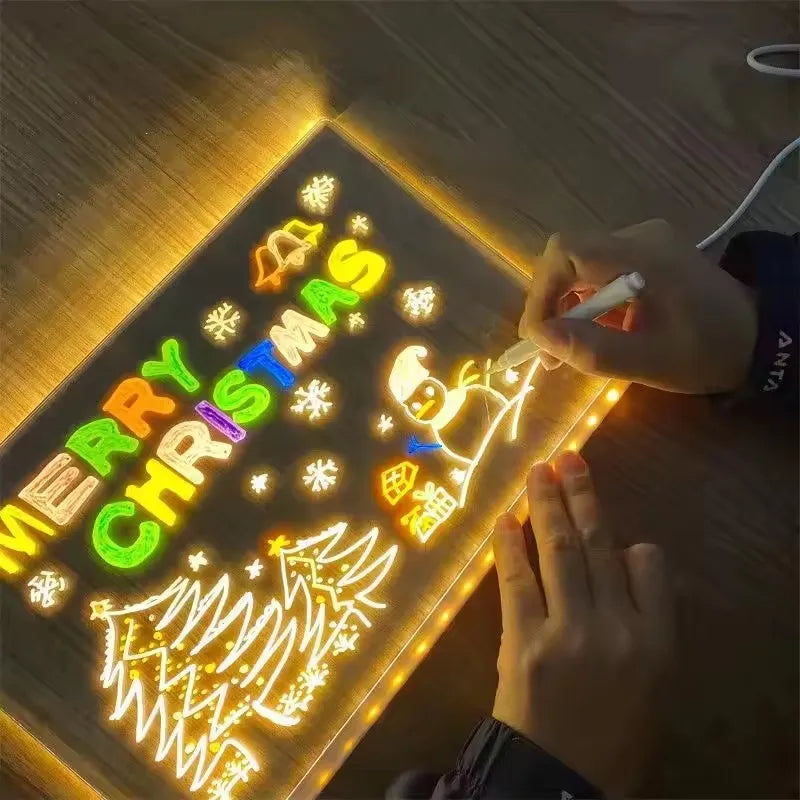 LED Acrylic Message Board | Creative Desk Display