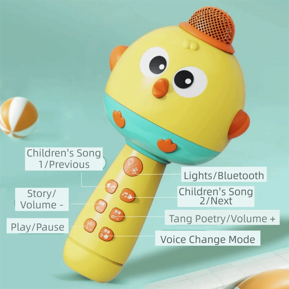 Karaoke Mic – Built-in Speaker | Toki Toy Box