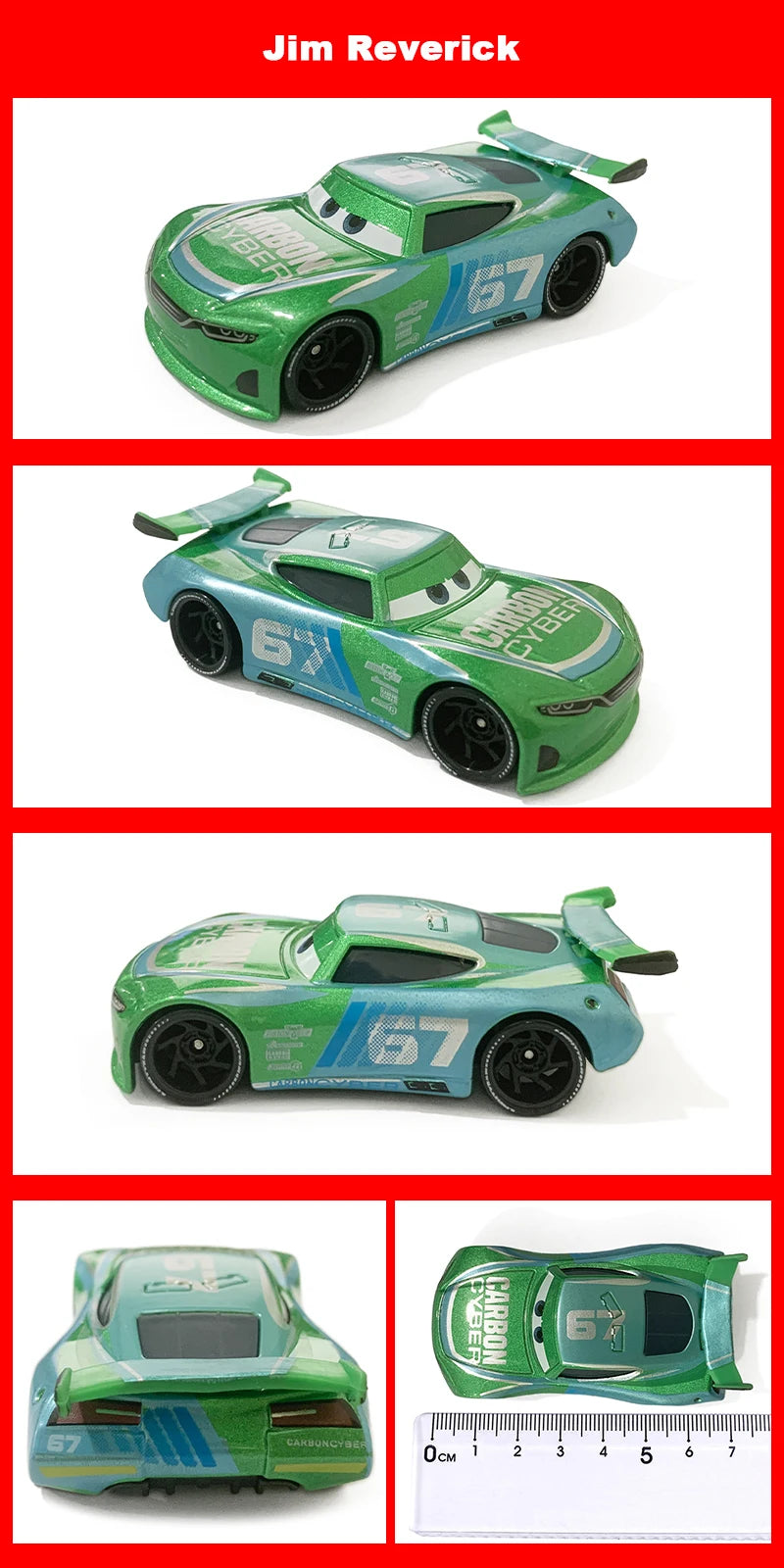 Cartoon Race Car Die-Cast Toy – Pull Back Fun