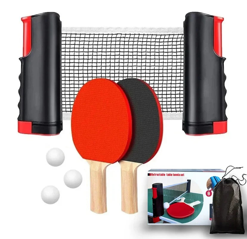Portable Stretchable Table Tennis Net Set for Family Play