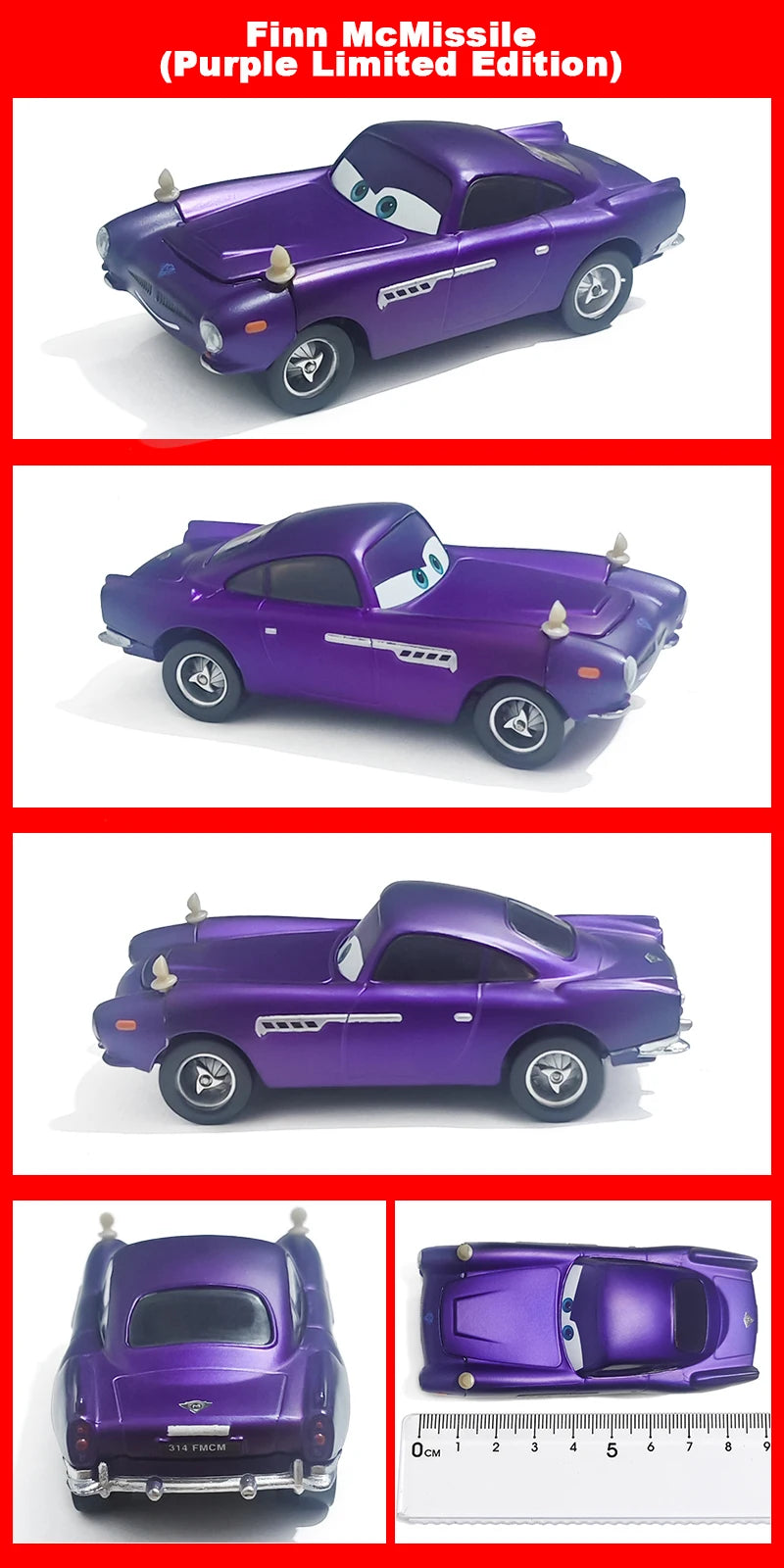 Cartoon Race Car Die-Cast Toy – Pull Back Fun
