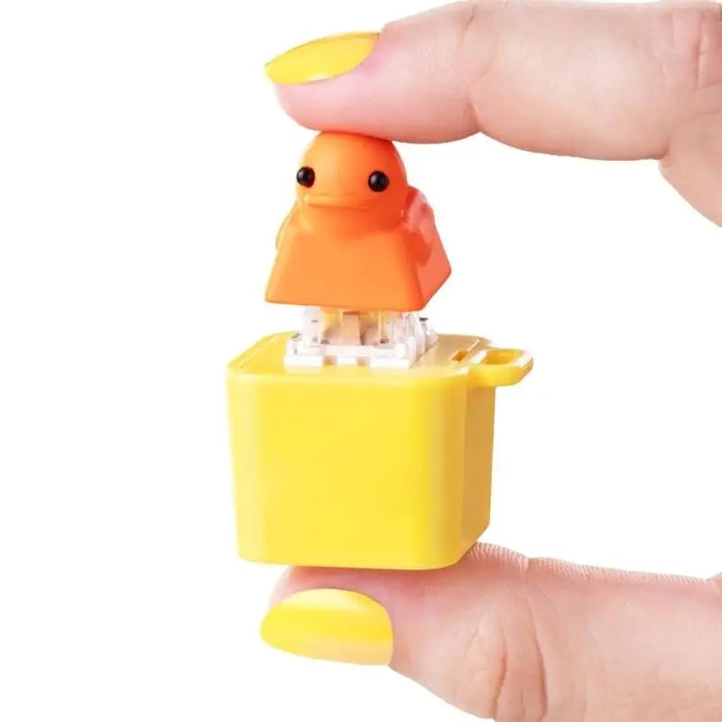 Duck Keychain – Red Glowing | Toki Toy Box