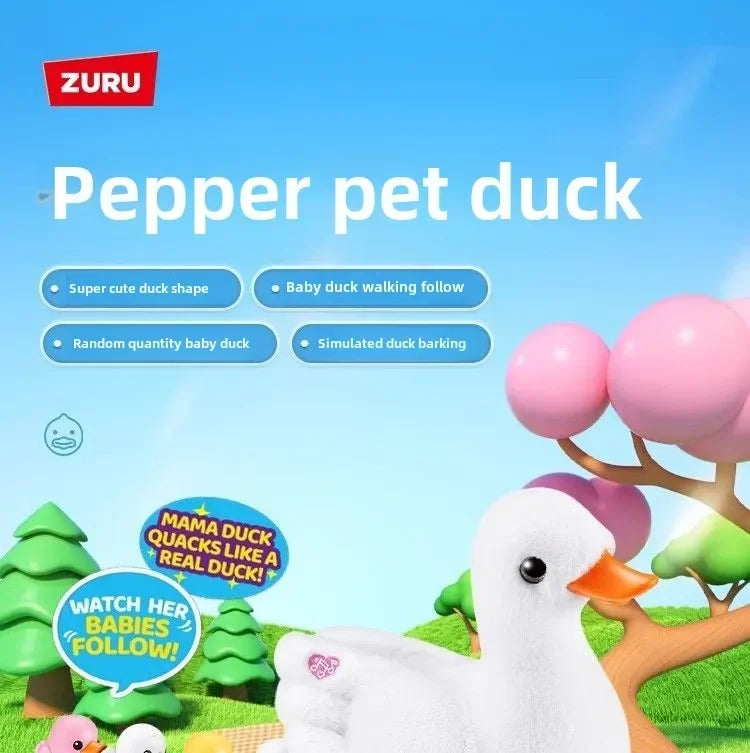 Walking Mama Duck Plush Toy – Interactive Sound Toy for Kids – In Use | Toki Toy Box