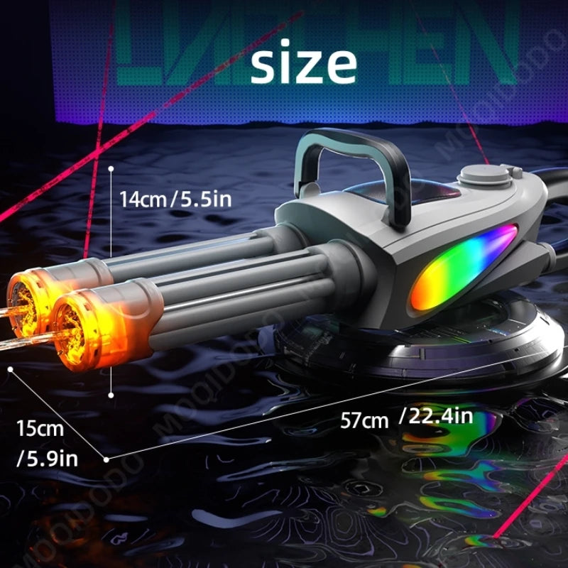 LED Rotating Hydro Blaster for Pool Battles