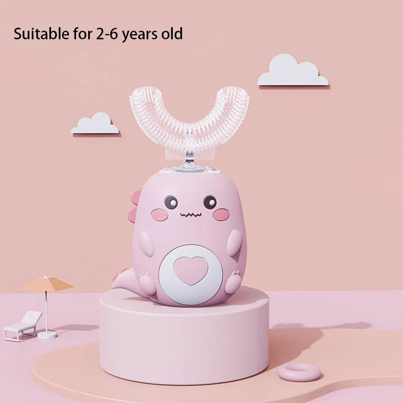 Kids U-Shaped Electric Toothbrush – Easy 360° Clean – View 13 | Toki Toy Box