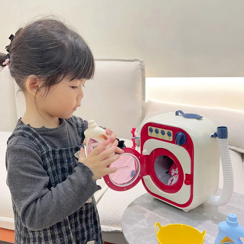 Mini Washing Machine Toy – Realistic Pretend Play Fun
