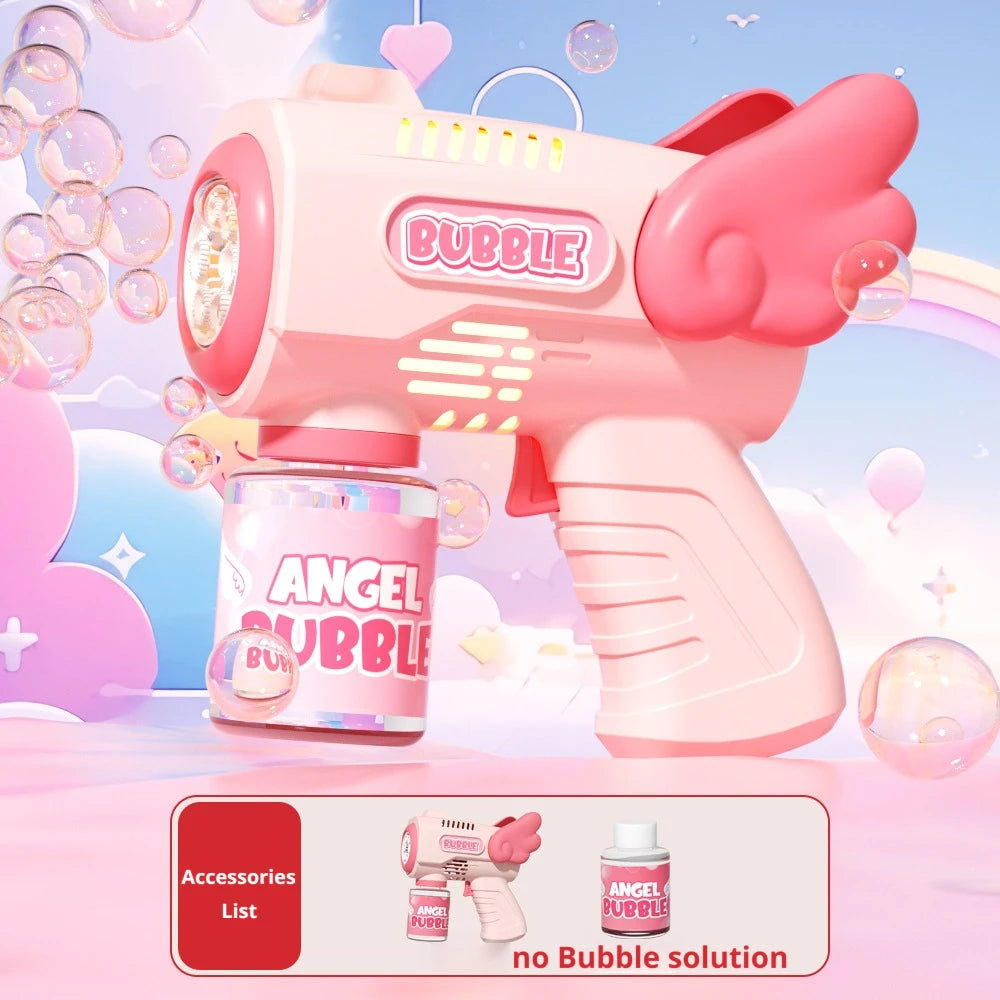 Light-Up Bubble Blaster Wand for Outdoor Fun - Toki Toy Box