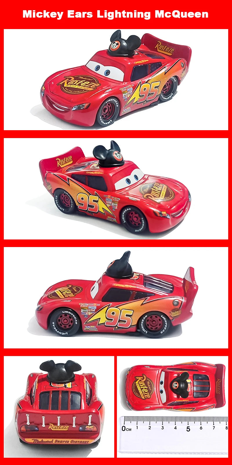 Cartoon Race Car Die-Cast Toy – Pull Back Fun