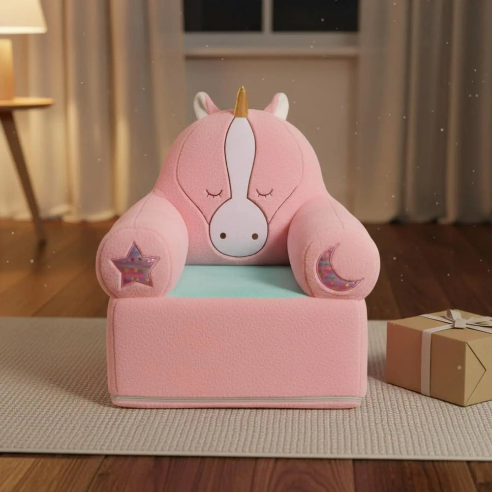 Cozy Creature Kids Sofa with Washable Cover
