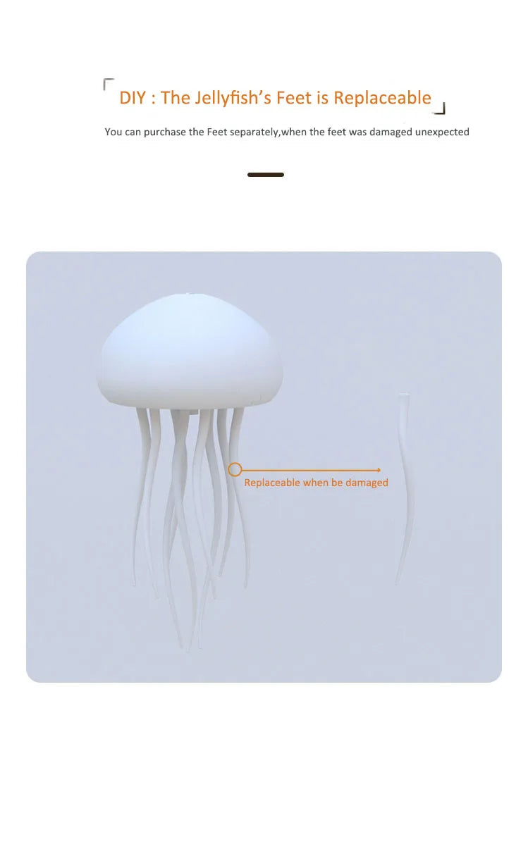 RGB Jellyfish Night Lamp – Voice Control Glow – View 14 | Toki Toy Box
