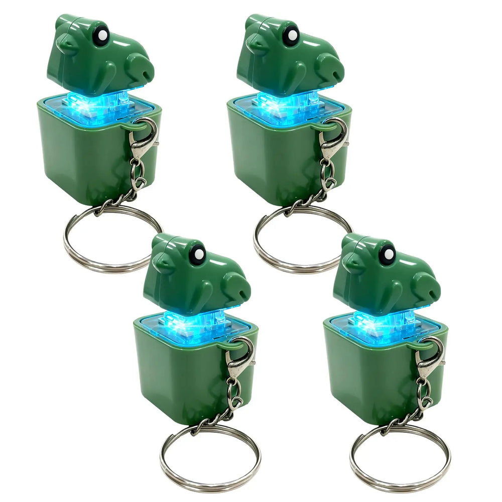 Croaking Frog Fidget Keychain LED Clicker | Toki Toy Box