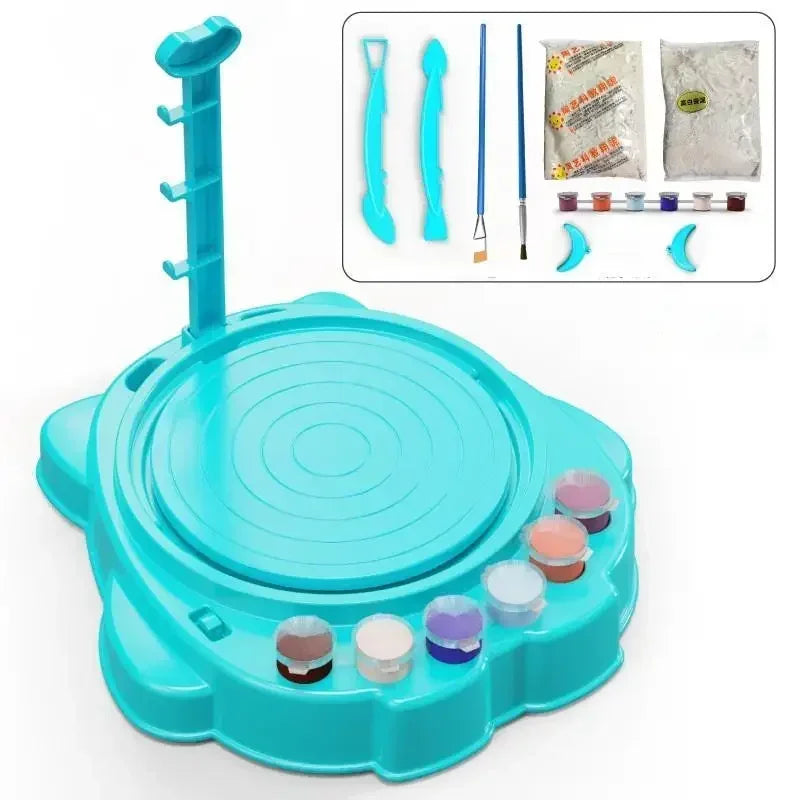 Electric Pottery Wheel Kit with Foot Pedal for Beginner