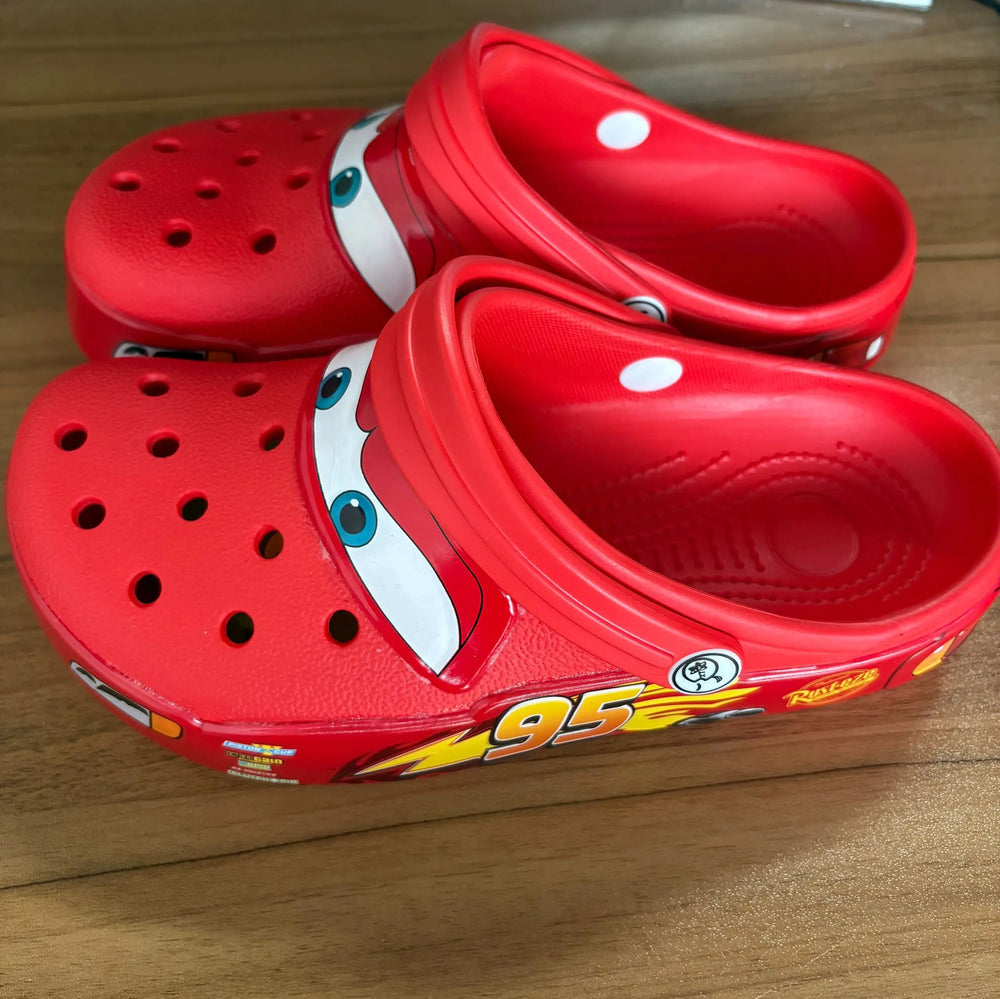 Light-Up Racing Car Clogs – Comfortable Kids Sandals - Toki Toy Box
