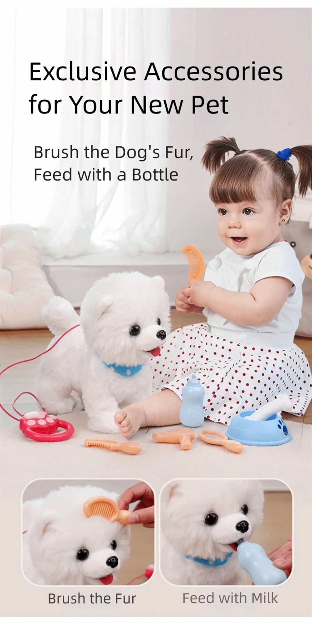Electronic Walking Puppy – Realistic Pet Dog Toy