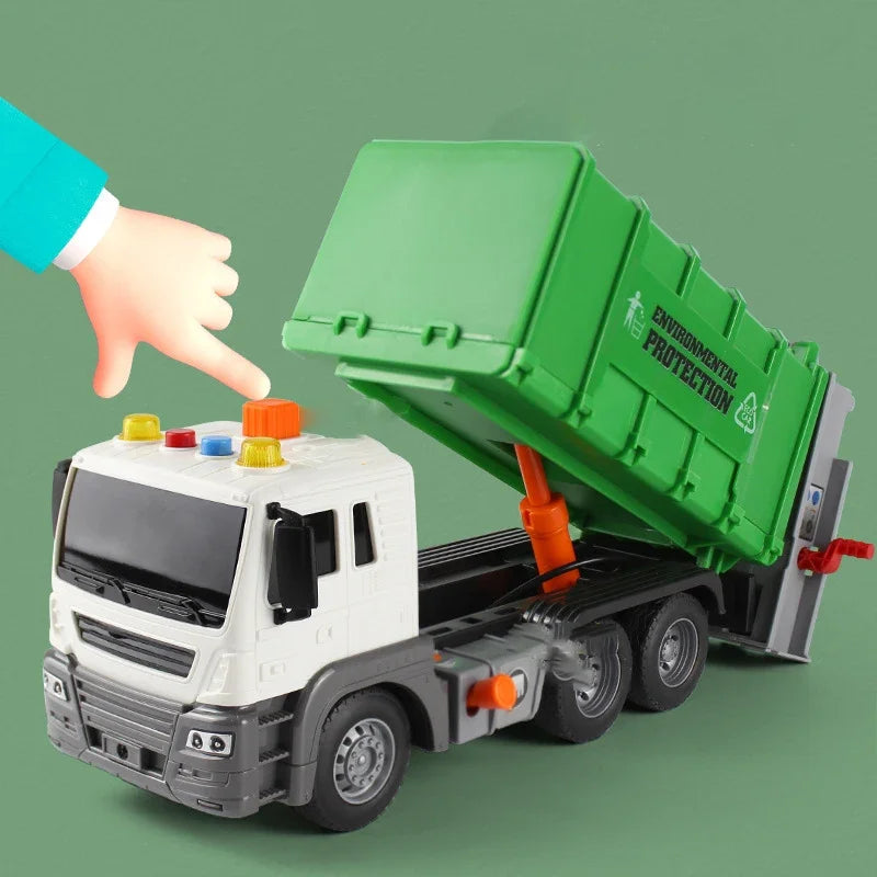 Interactive Garbage Truck Toy with Lights & Sounds
